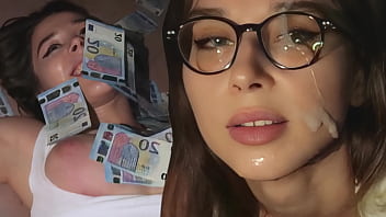 A cash-for-cum desperate college girl tries a super-naughty compete in rough fuck-fest movie