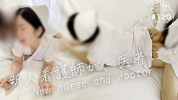 A doctor's inward climax of a fresh nurse who asks for a raunchy pussy banging on the patient's bed